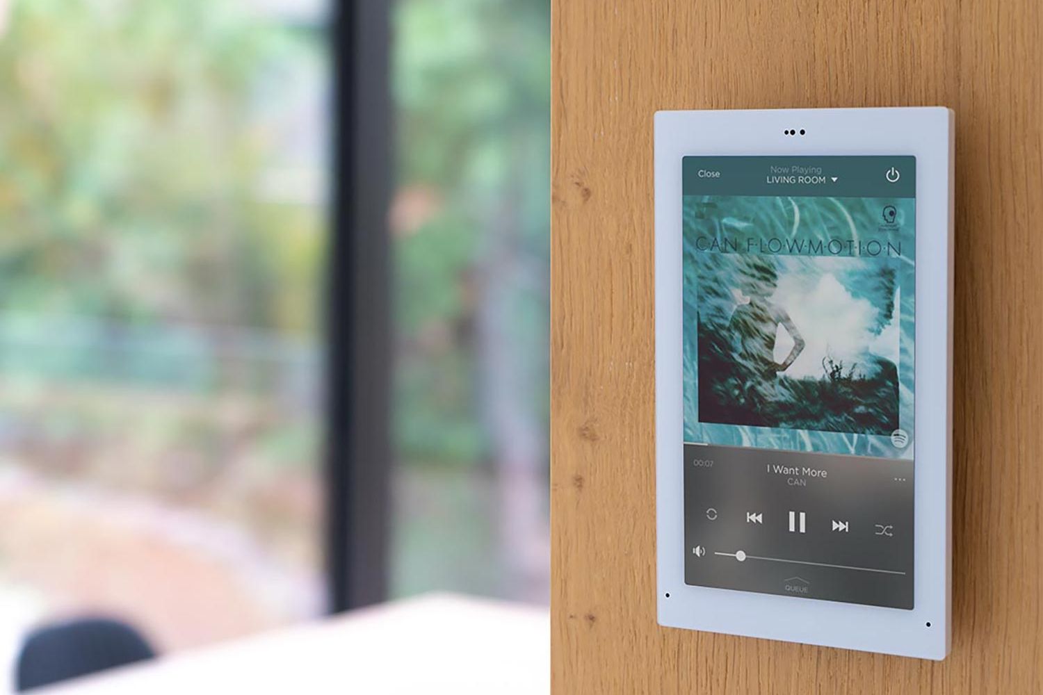 Sony Home Theater with wooden walls and ceiling in neutral colors